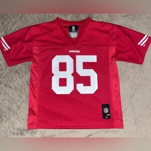 SAN FRANCISCO 49ers KIDS JERSEY #85 DAVIS KIDS SIZE:MEDIUM 5/6